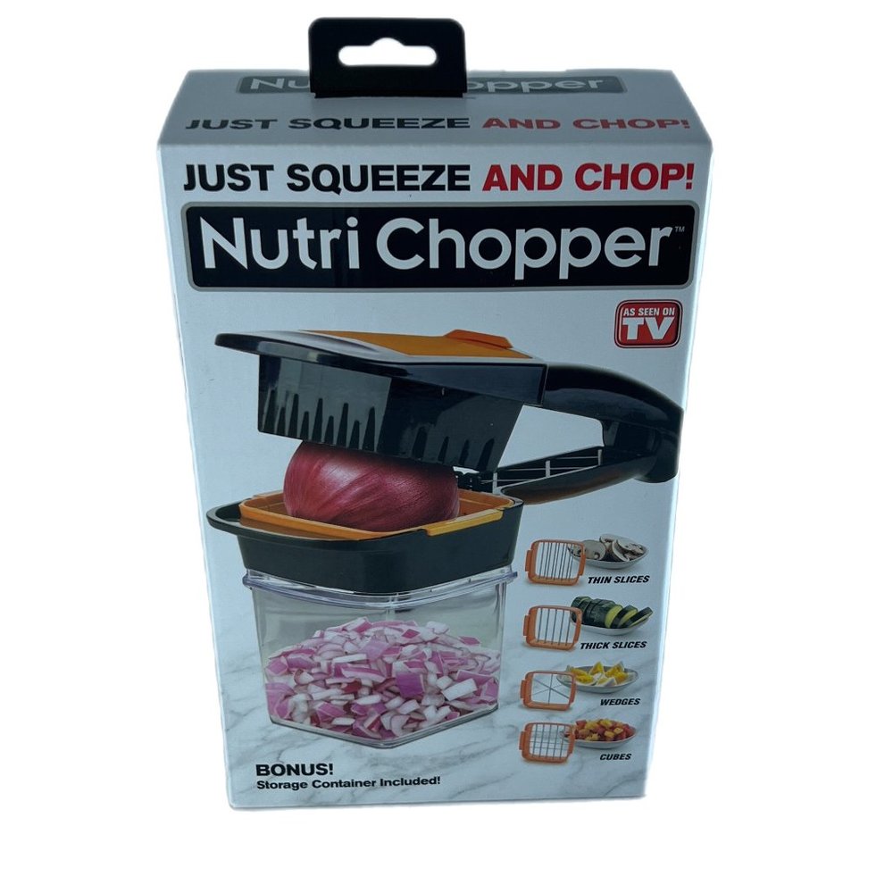 ASOTV Nutri-Chopper Handheld Food Prep Tool NIB